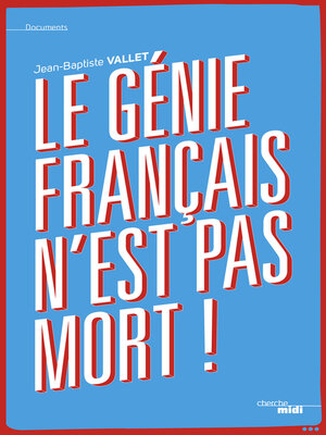 cover image of Le génie français n'est pas mort !